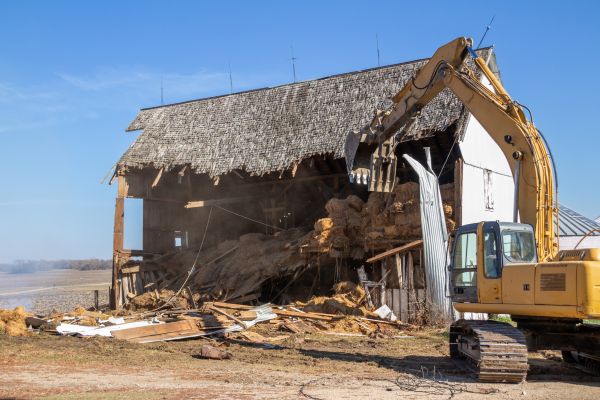 Barn Demolition in Visalia