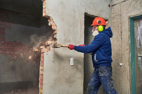 Concrete Wall Demolition in Visalia