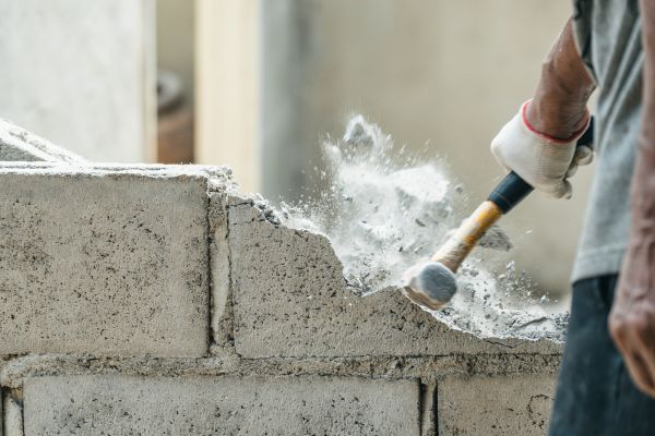 Block Wall Demolition in Visalia